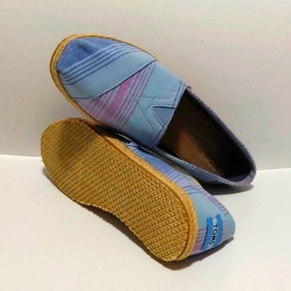 TOMS Summer Stripe Blue - Picture 2 of 4